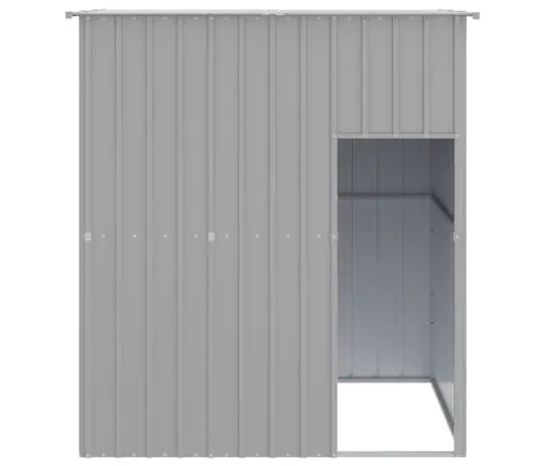 Šuns Narvas Su Stogu, Šviesiai Pilkas, 165X153X181cm Plienas