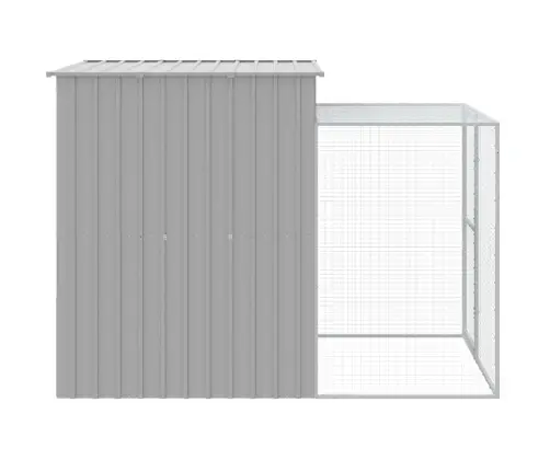 Kanapuur Aedikuga, Helehall, 165X251X181 cm Tsingitud Teras