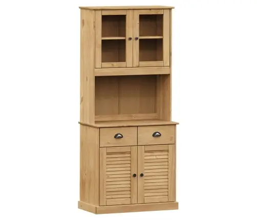 Augstā Kumode, Vigo, 78X40X175 Cm, Priedes Masīvkoks Vidaxl