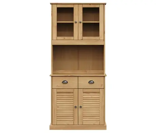 Augstā Kumode, Vigo, 78X40X175 Cm, Priedes Masīvkoks Vidaxl