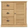 Komoda Vigo, 78X40X175cm Pušies Medienos Masyvas Komoda Vigo, 78X40X175cm Pušies Medienos Masyvas