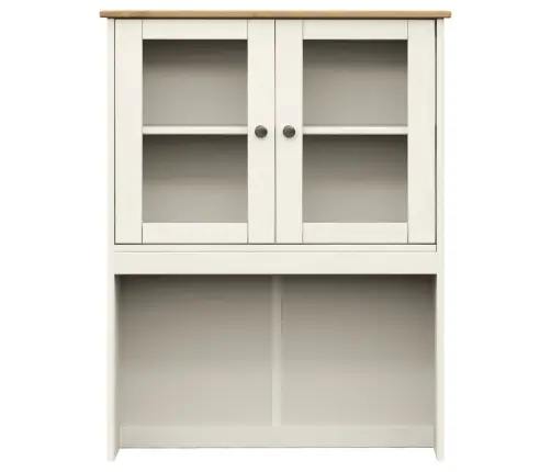 Augstā Kumode, Vigo, Balta, 78X40X175 Cm, Priedes Masīvkoks Vidaxl