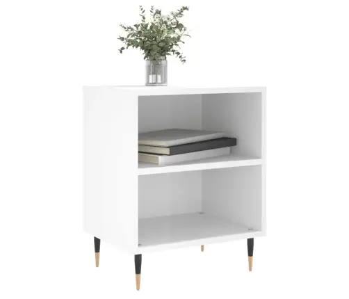 Öökapp, Kõrgläikega Valge, 40 X 30 X 50 cm Tehispuit