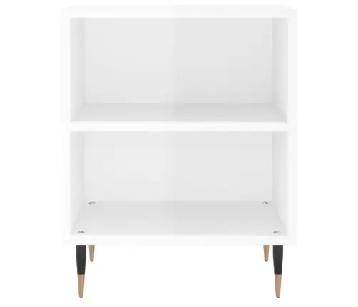 Öökapp, Kõrgläikega Valge, 40 X 30 X 50 cm Tehispuit