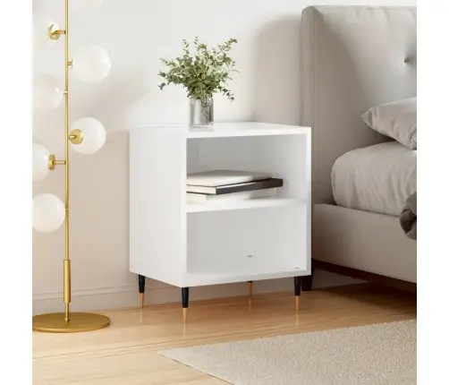 Öökapp, Kõrgläikega Valge, 40 X 30 X 50 cm Tehispuit