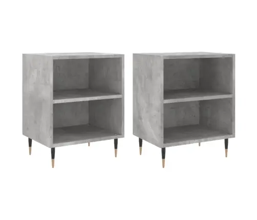 Öökapid 2 Tk, Betoonhall, 40 X 30 X 50 cm Tehispuit