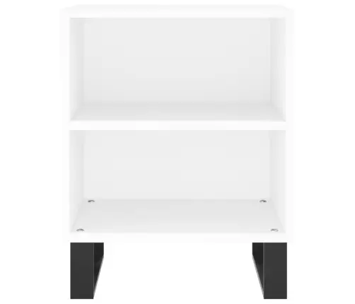 Öökapid 2 Tk, Valge, 40 X 30 X 50 cm Tehispuit