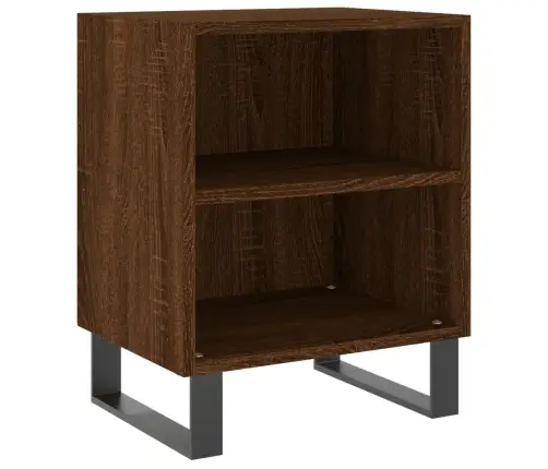 Naktsskapīši, 2 Gab., Ozolkoka, 40X30X50 Cm, Inženierijas Koks Vidaxl Naktsskapīši, 2 Gab., Ozolkoka, 40X30X50 Cm, Inženierijas Koks Vidaxl