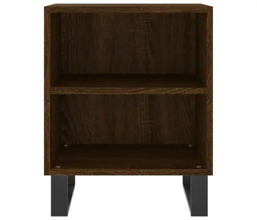 Naktsskapīši, 2 Gab., Ozolkoka, 40X30X50 Cm, Inženierijas Koks Vidaxl Naktsskapīši, 2 Gab., Ozolkoka, 40X30X50 Cm, Inženierijas Koks Vidaxl