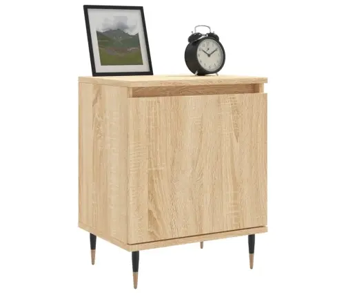 Öökapid 2 Tk, Sonoma Tamm, 40 X 30 X 50 cm Tehispuit