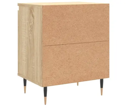 Öökapid 2 Tk, Sonoma Tamm, 40 X 30 X 50 cm Tehispuit