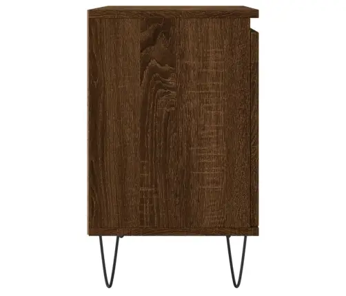 Naktsskapītis, Ozolkoka Krāsa, 40X30X50 Cm, Inženierijas Koks Vidaxl