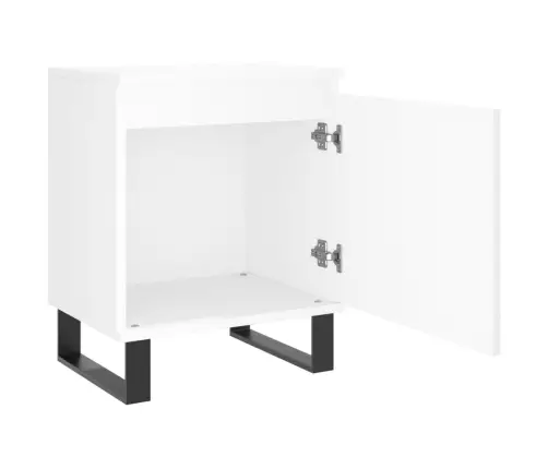 Öökapid 2 Tk, Valge, 40 X 30 X 50 cm Tehispuit