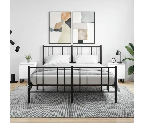 Öökapid 2 Tk, Valge, 40 X 30 X 50 cm Tehispuit