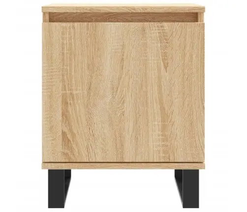 Naktinės Spintelės, 2Vnt., Ąžuolo, 40X30X50cm Apdirbta Mediena