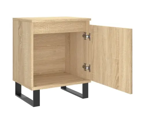 Naktinės Spintelės, 2Vnt., Ąžuolo, 40X30X50cm Apdirbta Mediena