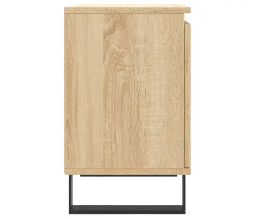 Naktinės Spintelės, 2Vnt., Ąžuolo, 40X30X50cm Apdirbta Mediena