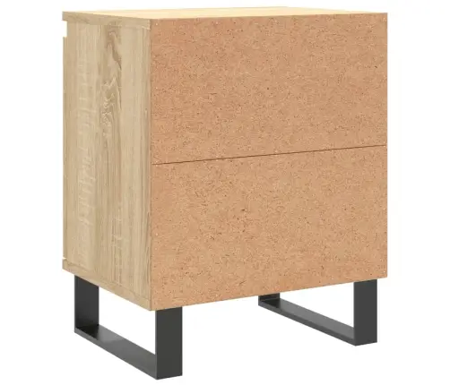 Naktinės Spintelės, 2Vnt., Ąžuolo, 40X30X50cm Apdirbta Mediena