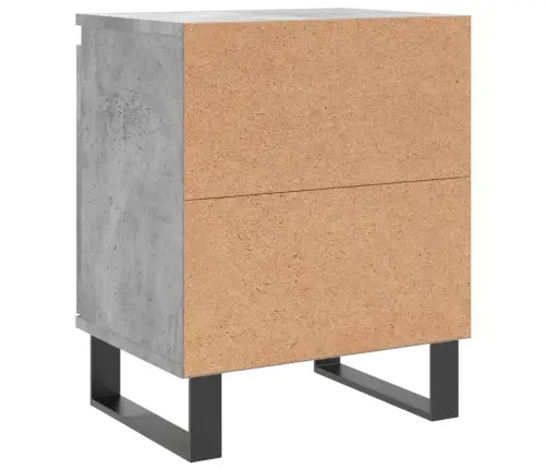 Naktsskapīši, Pelēki, 2 Gab., 40X30X50 Cm, Inženierijas Koks Vidaxl