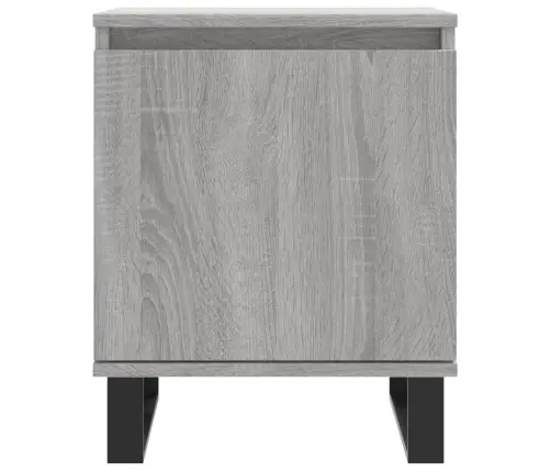 Naktsskapīši, 2 Gab., Pelēcīgi, 40X30X50 Cm, Inženierijas Koks Vidaxl