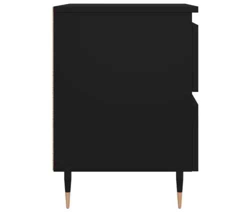 Naktsgaldiņi, 2 Gab., Melni, 40X35X50 Cm, Inženierijas Koks Vidaxl