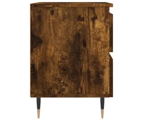 Naktsskapītis, Ozolkoka Krāsa, 40X35X50 Cm, Inženierijas Koks Vidaxl