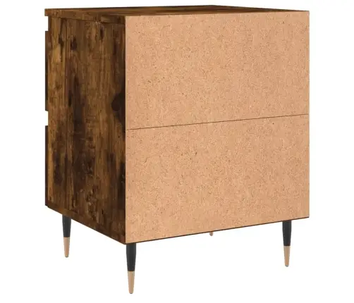 Naktsskapītis, Ozolkoka Krāsa, 40X35X50 Cm, Inženierijas Koks Vidaxl