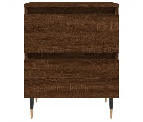 Naktsskapītis, Ozolkoka Krāsa, 40X35X50 Cm, Inženierijas Koks Vidaxl