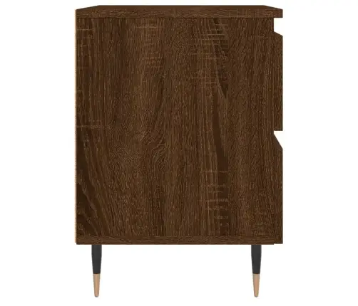 Naktsskapītis, Ozolkoka Krāsa, 40X35X50 Cm, Inženierijas Koks Vidaxl