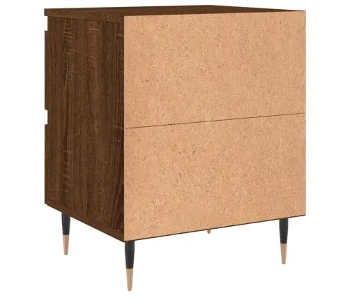 Naktsskapītis, Ozolkoka Krāsa, 40X35X50 Cm, Inženierijas Koks Vidaxl