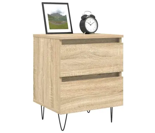 Naktsskapītis, Ozolkoka Krāsa, 40X35X50 Cm, Inženierijas Koks Vidaxl Naktsskapītis, Ozolkoka Krāsa, 40X35X50 Cm, Inženierijas Koks Vidaxl