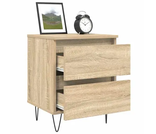 Naktsskapītis, Ozolkoka Krāsa, 40X35X50 Cm, Inženierijas Koks Vidaxl Naktsskapītis, Ozolkoka Krāsa, 40X35X50 Cm, Inženierijas Koks Vidaxl