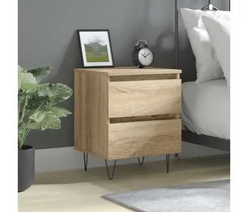 Naktsskapītis, Ozolkoka Krāsa, 40X35X50 Cm, Inženierijas Koks Vidaxl Naktsskapītis, Ozolkoka Krāsa, 40X35X50 Cm, Inženierijas Koks Vidaxl