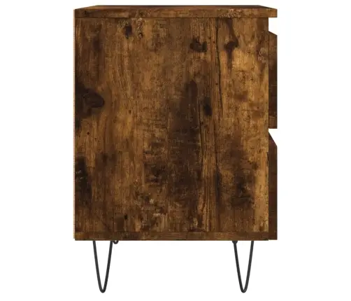 Naktsskapīši, 2 Gab., Ozolkoka, 40X35X50 Cm, Inženierijas Koks Vidaxl