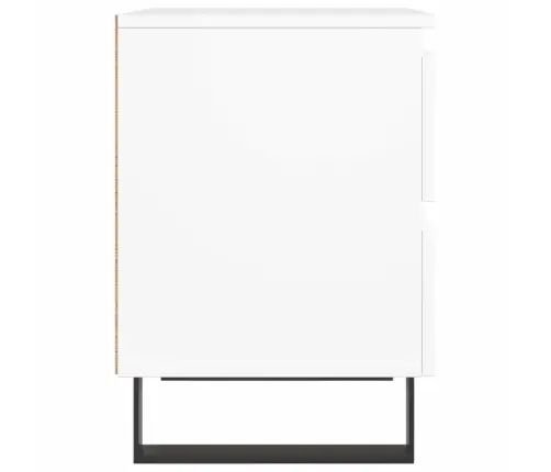 Naktsskapīši, 2 Gab., Balti, 40X35X50 Cm, Inženierijas Koks Vidaxl