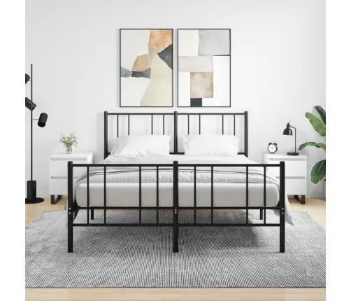 Naktsskapīši, 2 Gab., Balti, 40X35X50 Cm, Inženierijas Koks Vidaxl