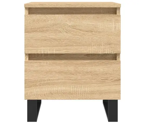 Naktsskapīši, 2 Gb., Koka Krāsa, 40X35X50 Cm, Inženierijas Koks Vidaxl