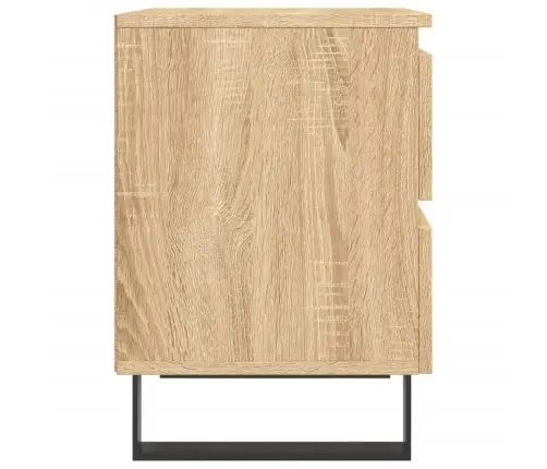 Naktsskapīši, 2 Gb., Koka Krāsa, 40X35X50 Cm, Inženierijas Koks Vidaxl