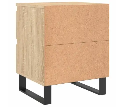 Naktsskapīši, 2 Gb., Koka Krāsa, 40X35X50 Cm, Inženierijas Koks Vidaxl
