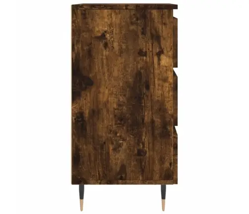 Naktsskapīši, 2 Gab., Ozolkoka, 40X35X69 Cm, Inženierijas Koks Vidaxl