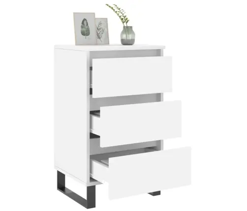 Öökapid 2 Tk, Valge, 40 X 35 X 69 cm Tehispuit