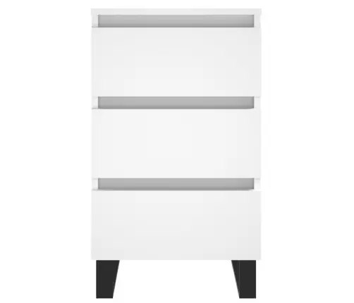 Öökapid 2 Tk, Valge, 40 X 35 X 69 cm Tehispuit