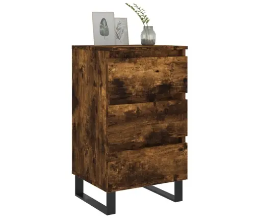 Naktsskapīši, 2 Gab., Ozolkoka, 40X35X69 Cm, Inženierijas Koks Vidaxl