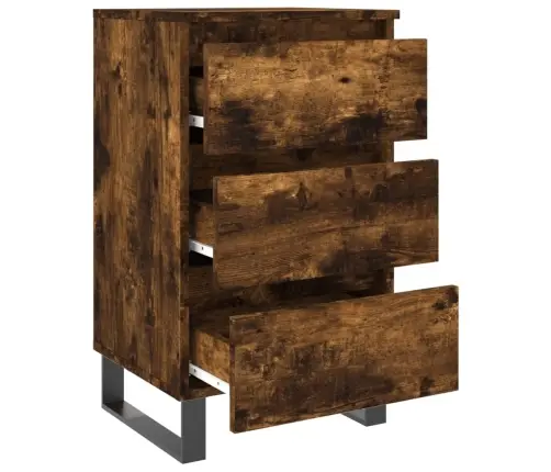 Naktsskapīši, 2 Gab., Ozolkoka, 40X35X69 Cm, Inženierijas Koks Vidaxl