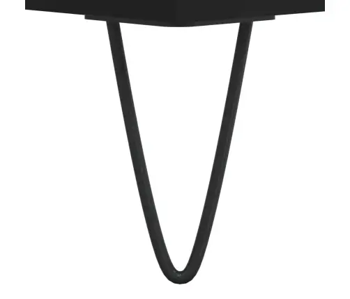 Tv Plauktiņš, Melns, 69,5X30X50 Cm, Inženierijas Koks Vidaxl