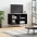 Tv Plauktiņš, Melns, 69,5X30X50 Cm, Inženierijas Koks Vidaxl