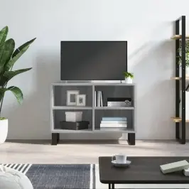 Tv Skapītis, Pelēka Ozolkoka, 69,5X30X50 Cm, Inženierijas Koks Vidaxl