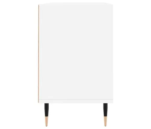 Tv Plauktiņš, Balts, 103,5X30X50 Cm, Inženierijas Koks Vidaxl