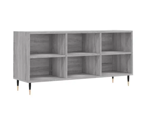 Tv Skapītis, Pelēka Ozolkoka, 103,5X30X50 Cm, Inženierijas Koks Vidaxl