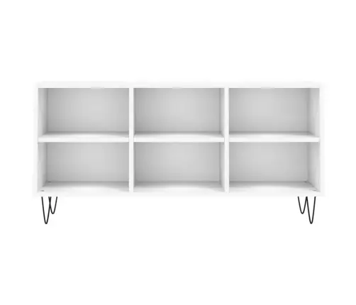 Tv Plauktiņš, Balts, 103,5X30X50 Cm, Inženierijas Koks Vidaxl